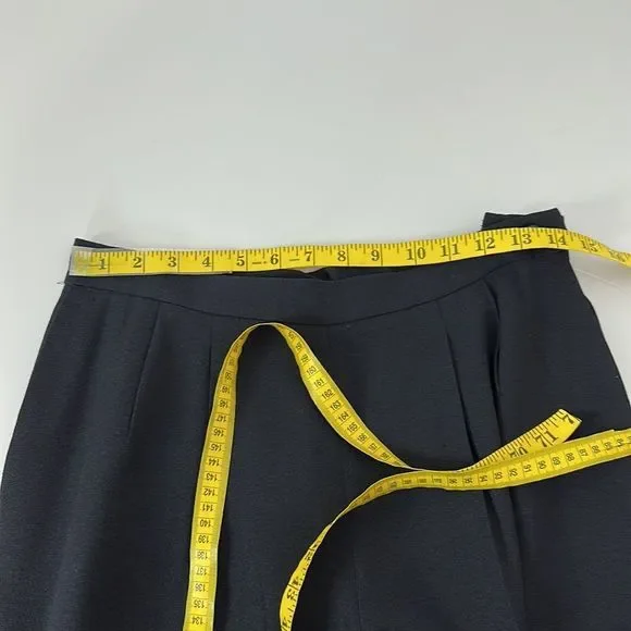 Pendleton Dress Pants Womens Size 10 Black Side Zip High Waisted made in USA - Picture 7 of 11